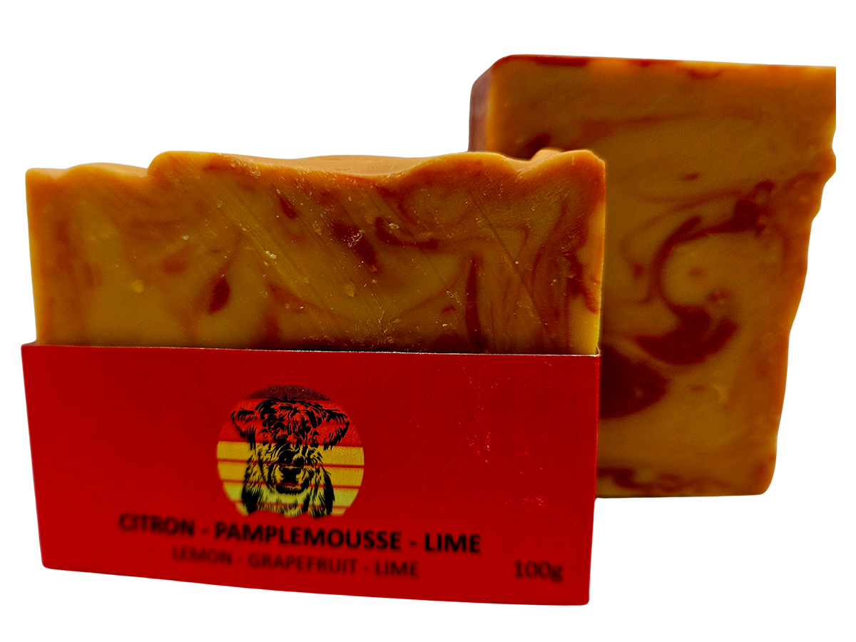 Savon Tallow Boeuf nourri 100% à l'herbe / CITRON, PAMPLEMOUSSE & LIME